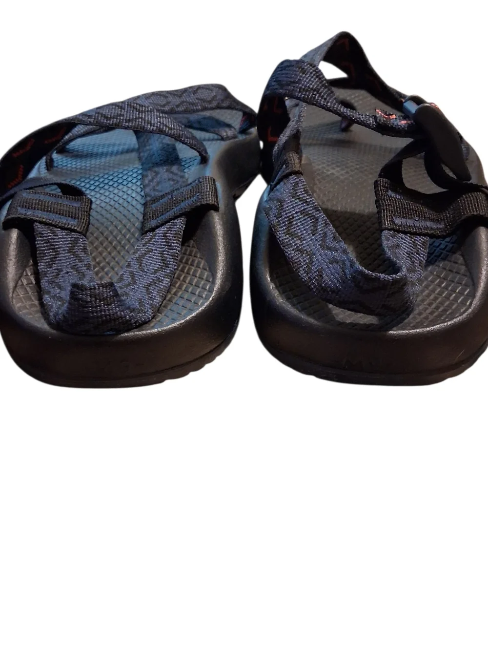 Men's Chaco Z2 Classic Wide Sandal In Stepped Navy 9W Vacation Beach Walking